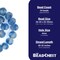Super Jumbo Recycled Glass Beads - Beaded Wall Hangings - Extra Large African Sea Glass Beads 32-35mm - The Bead Chest (Blue Swirl)